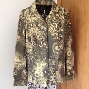 Long sleeve unlined jacket blazer Size L  NWOT